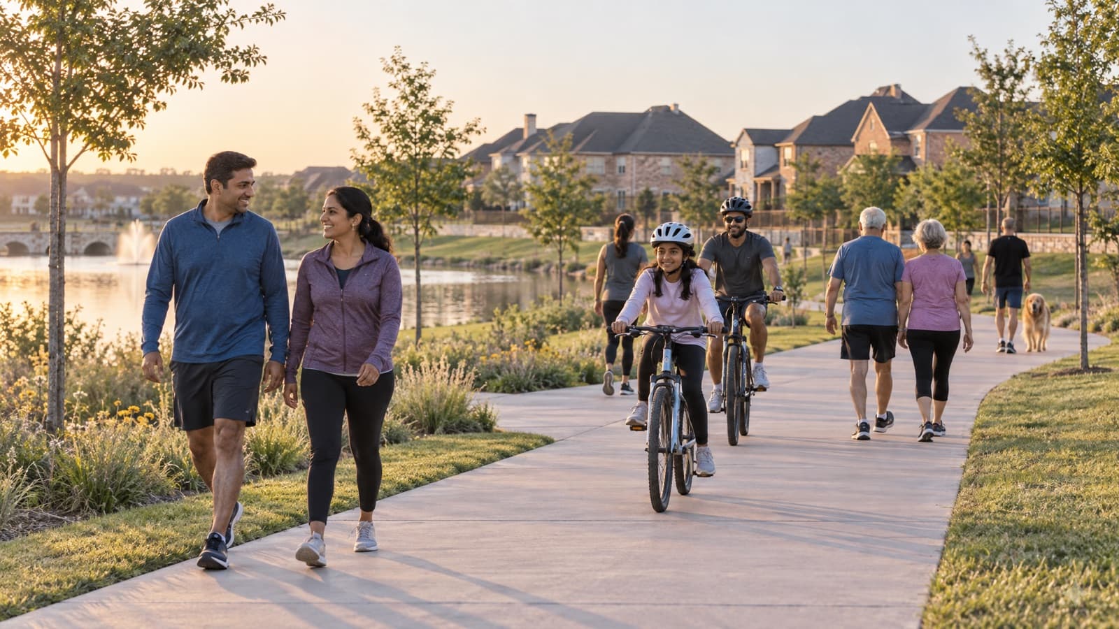 Illustration for Life in Plano: active weekends, everyday wellbeing and finding healthcare